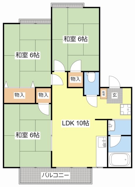 エクスパ東近江の物件間取画像