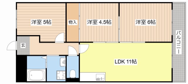 ライゼックス長浜　Ⅱの物件間取画像