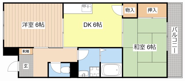 NOGコーポの物件間取画像