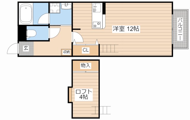 ベストール柳町の物件間取画像