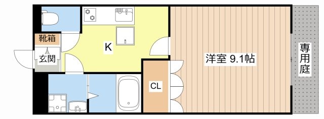 Harmony　Fieldの物件間取画像