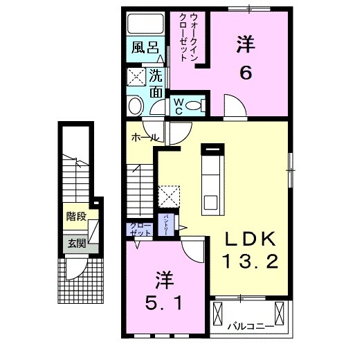 グラース　アンジュの物件間取画像