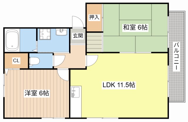 パークハイムの物件間取画像