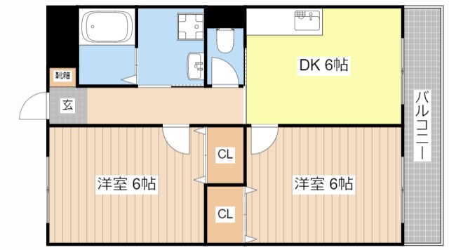 エクセルコートＮ・Ｉ・Ｃの物件間取画像