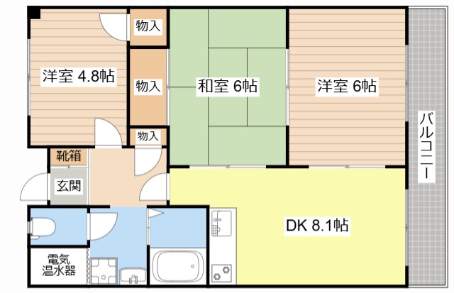 メゾンあおきⅡの物件間取画像