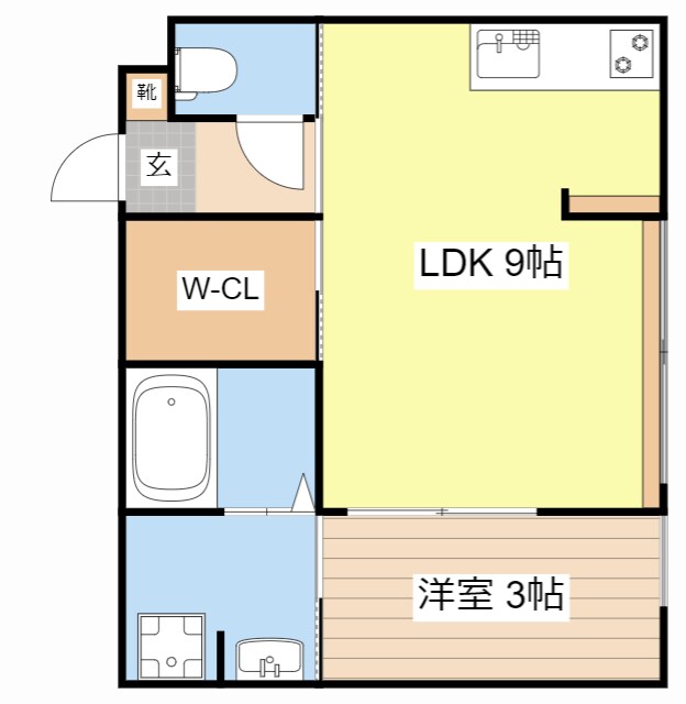 mlif列見の物件間取画像