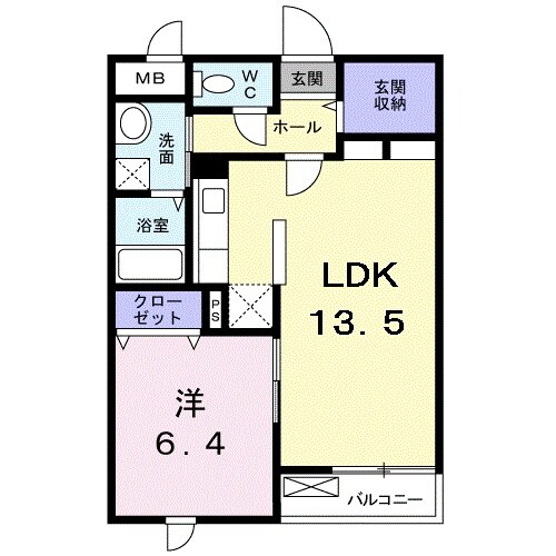 グランド　ヒル弐番館の物件間取画像