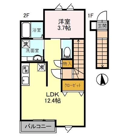 DHCR彦根古沢町の物件間取画像