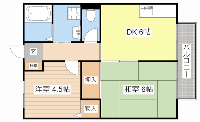 ギオンハイツの物件間取画像