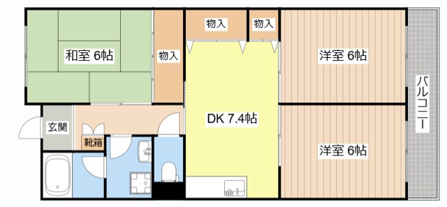 マンション亨の物件間取画像