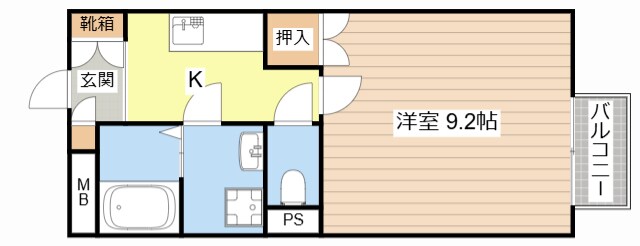 ツインクルフジ　D棟の物件間取画像