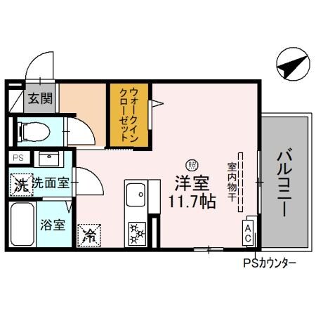 アルタ西渋川ビューの物件間取画像