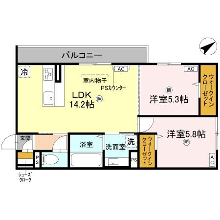 D-ROOM守山3丁目の物件間取画像