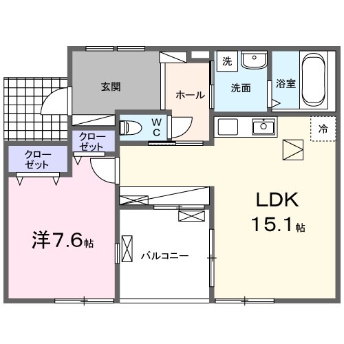 メル　ヴァンベールの物件間取画像