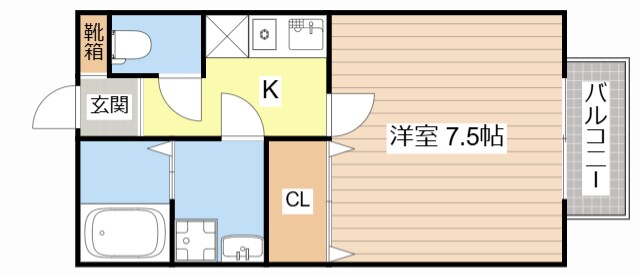 クラスカオータニの物件間取画像