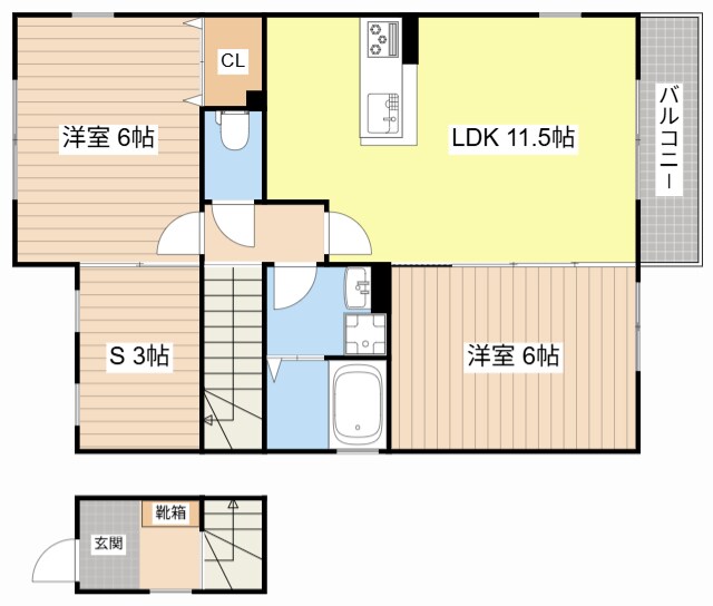 ファイン・レジデンスの物件間取画像