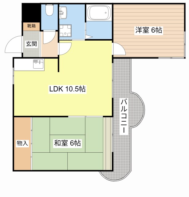 スリーハイムの物件間取画像