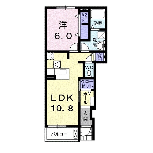 エスポワールの物件間取画像