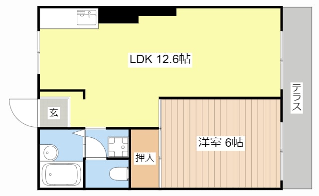 ハイスクエア湖南の物件間取画像