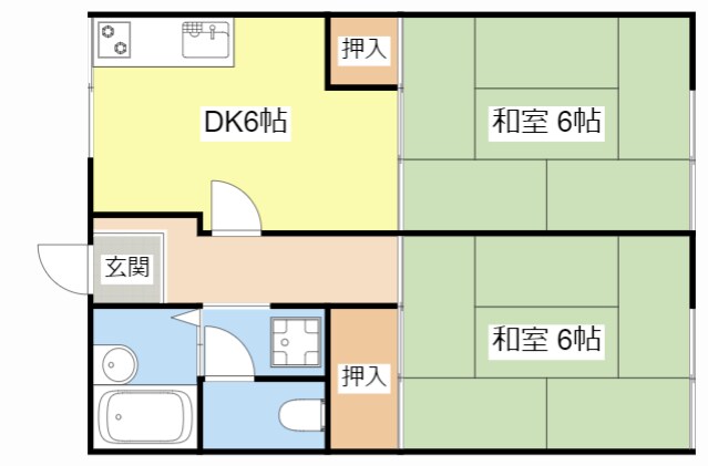 藤井ハイツの物件間取画像