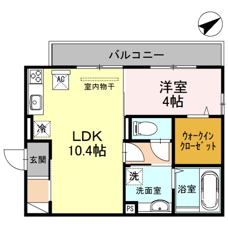 ＳＥＪＯＵＲ　ＯＴＴＳ　ＴＲＯＩＳの物件間取画像