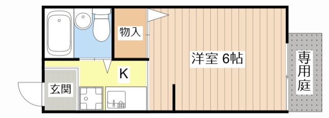 コーポアイディクの物件間取画像