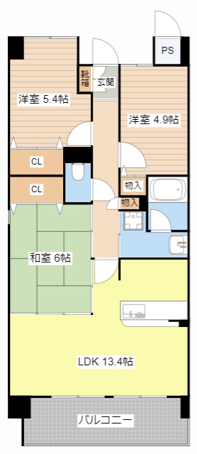 Baum dorfの物件間取画像