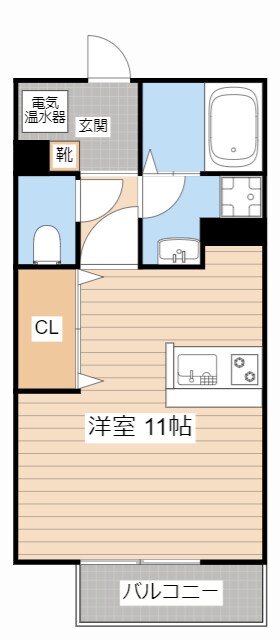 エバーグリーンコート山中の物件間取画像