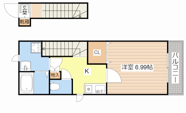 ゆめのぴーすの物件間取画像