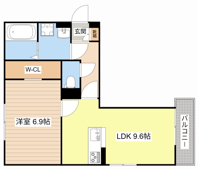 シャーロット石橋駅前の物件間取画像