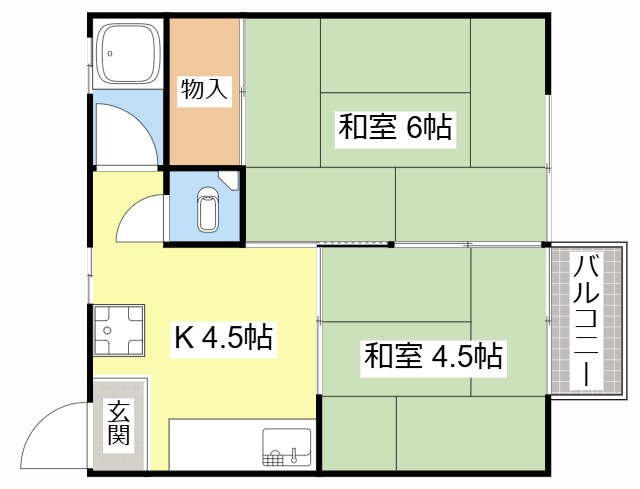 小森マンションの物件間取画像