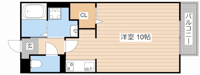 ヴィラタッツミーの物件間取画像