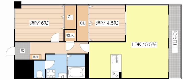 サンワードの物件間取画像