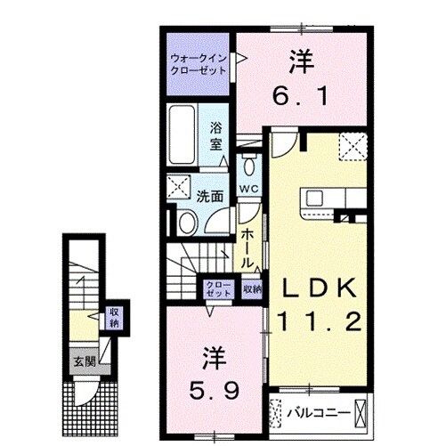 ｆｉｎｅ・ｓｔａｒの物件間取画像