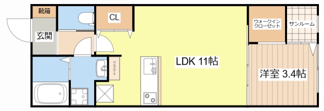 イオ・リアン安曇川の物件間取画像