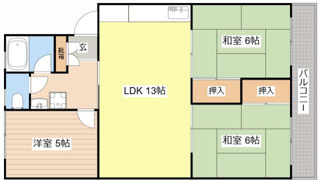 グレイス堅田の物件間取画像