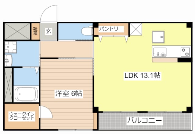 フロンティアの物件間取画像