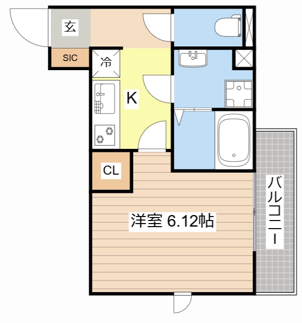 Surfinia堅田の物件間取画像