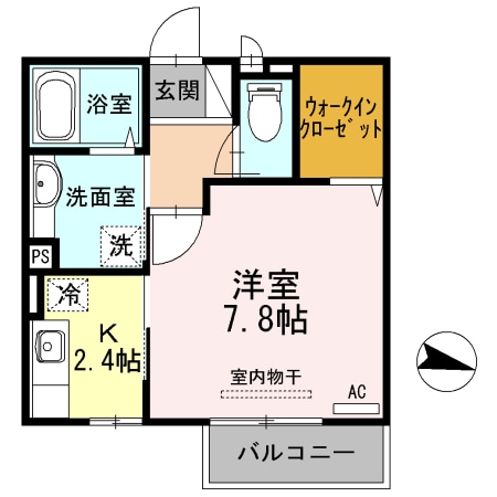 プランドールの物件間取画像