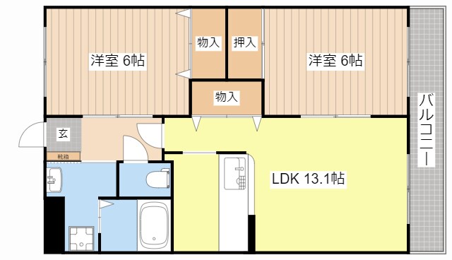 フォレスト・ヴィラの物件間取画像