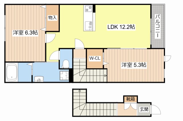 フェニックスの物件間取画像