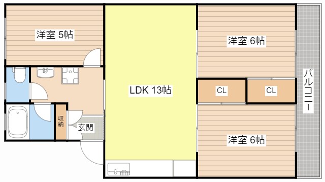 グレイス堅田の物件間取画像