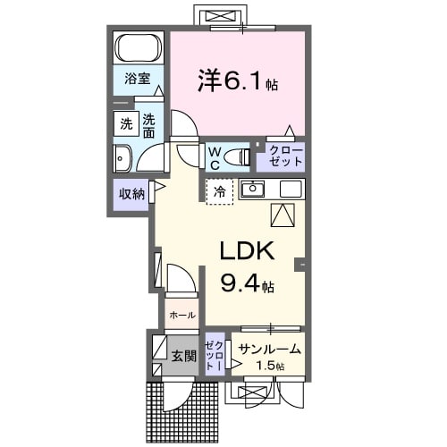 ＭＫ・テララの物件間取画像