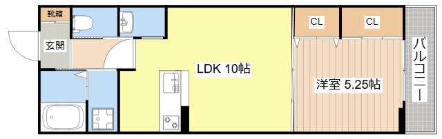 アミティエ彦根の物件間取画像