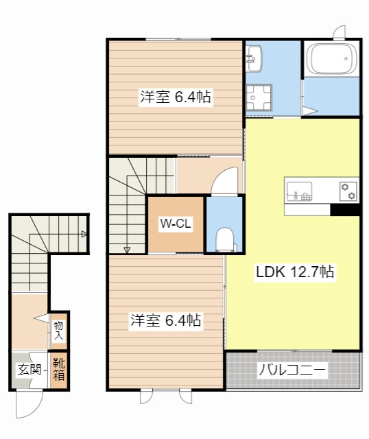 ジョイフルメゾン　ＳＫの物件間取画像