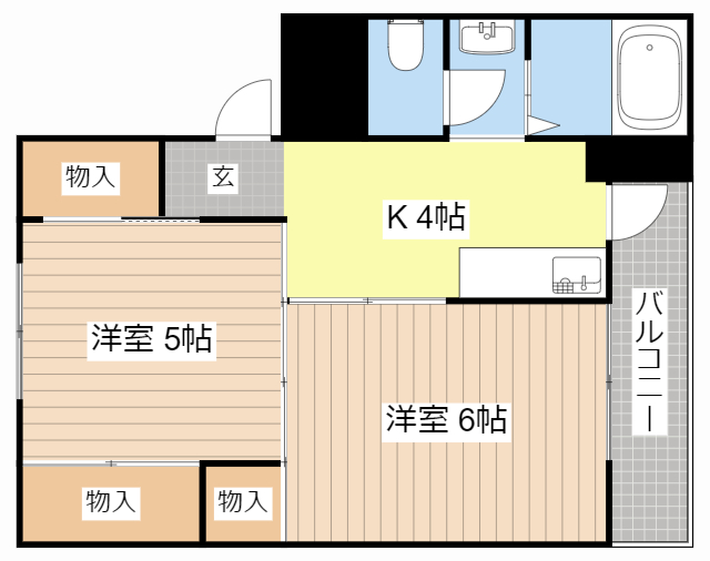 ヴィラナリー南小足Ⅰの物件間取画像