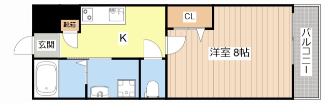 カーサＨ．Ｋの物件間取画像