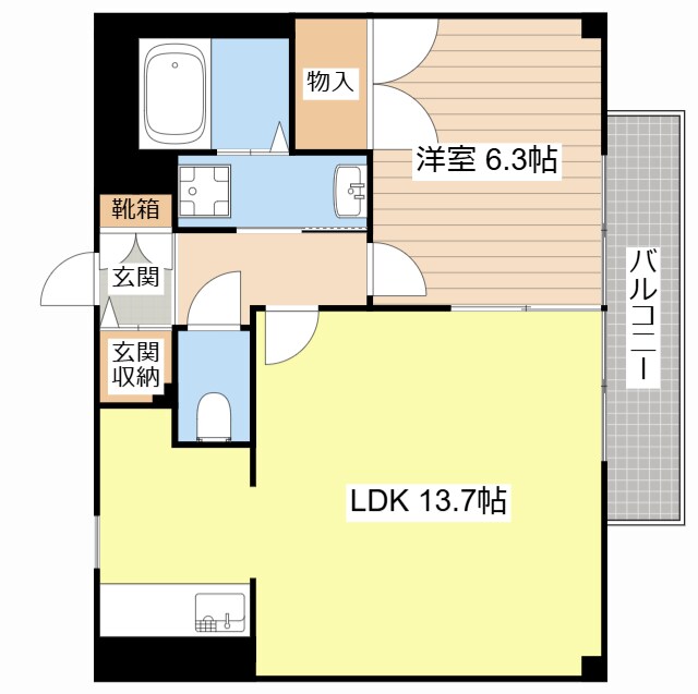 ハイツKSNの物件間取画像