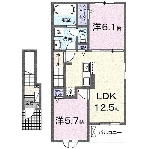 アリア高宮の物件間取画像