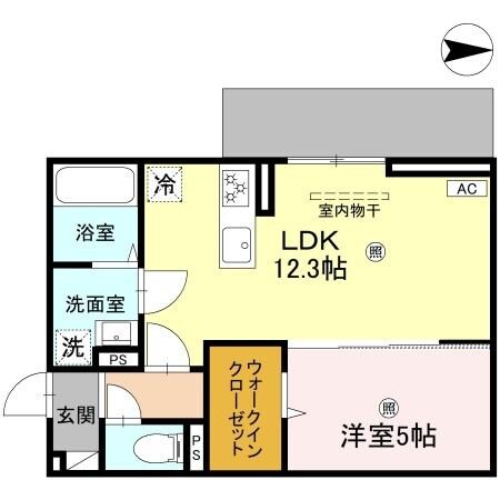 D-ROOM山上の物件間取画像